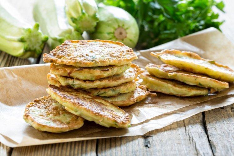 Кабачковые оладьи с рисовой мукой