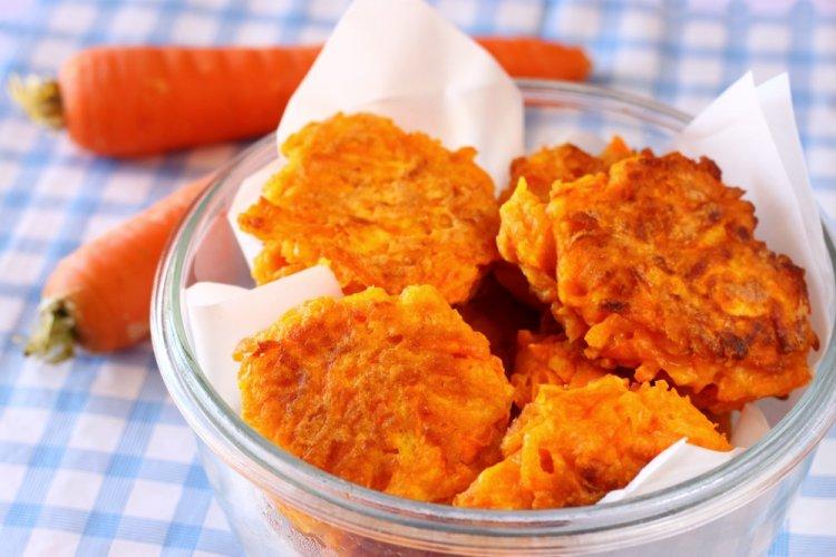 Морковные оладьи из рисовой муки