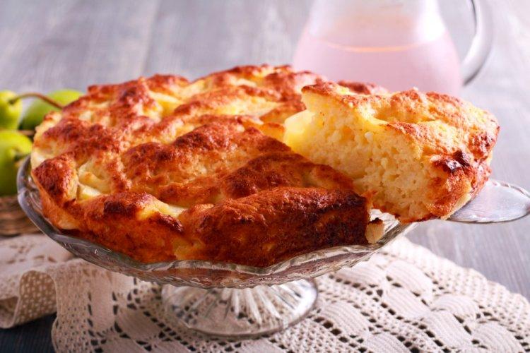 Пирог с рикоттой и грушей