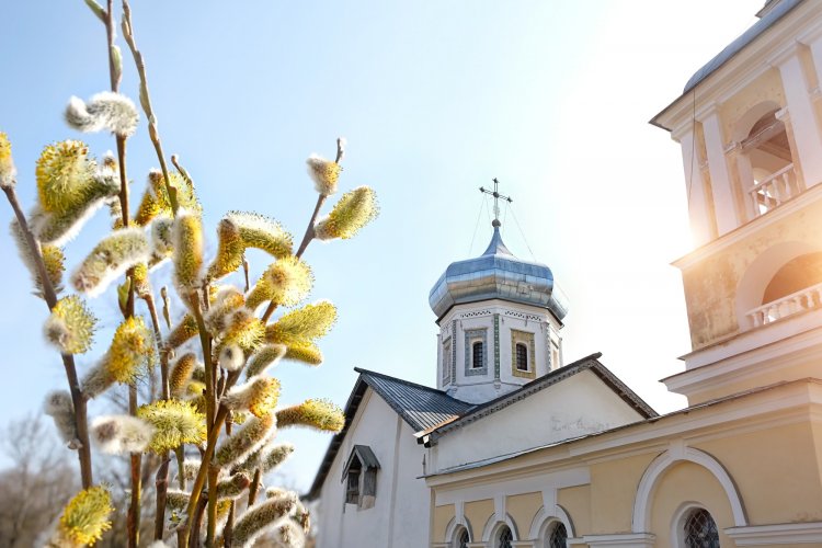 Открытки и картинки с Вербным воскресеньем