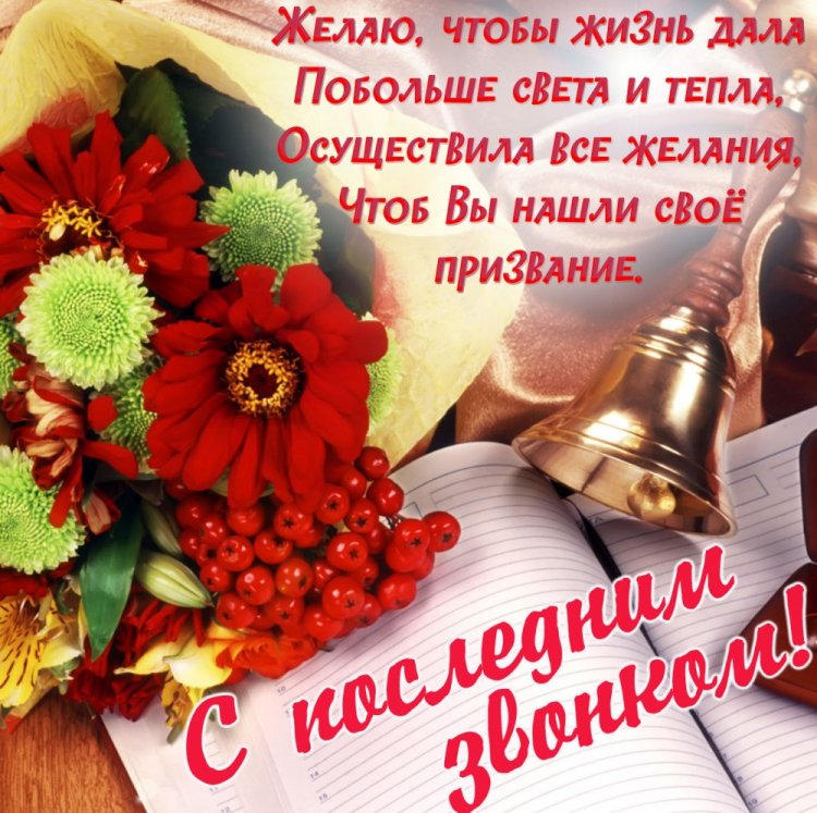 Открытки и картинки на Последний звонок выпускникам Открытки и картинки на Последний звонок выпускникам