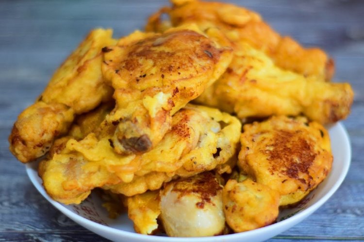 Куриные ножки в сливочном кляре на сковороде Куриные ножки в сливочном кляре на сковороде