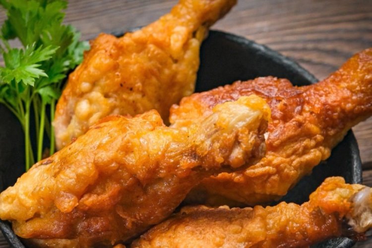 Жареные куриные ножки в кукурузном кляре Жареные куриные ножки в кукурузном кляре