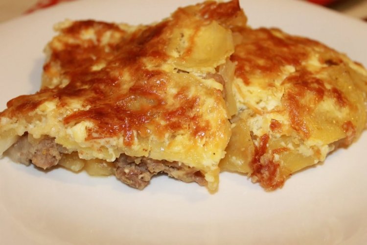 Мясо с картошкой по-французски Мясо с картошкой по-французски