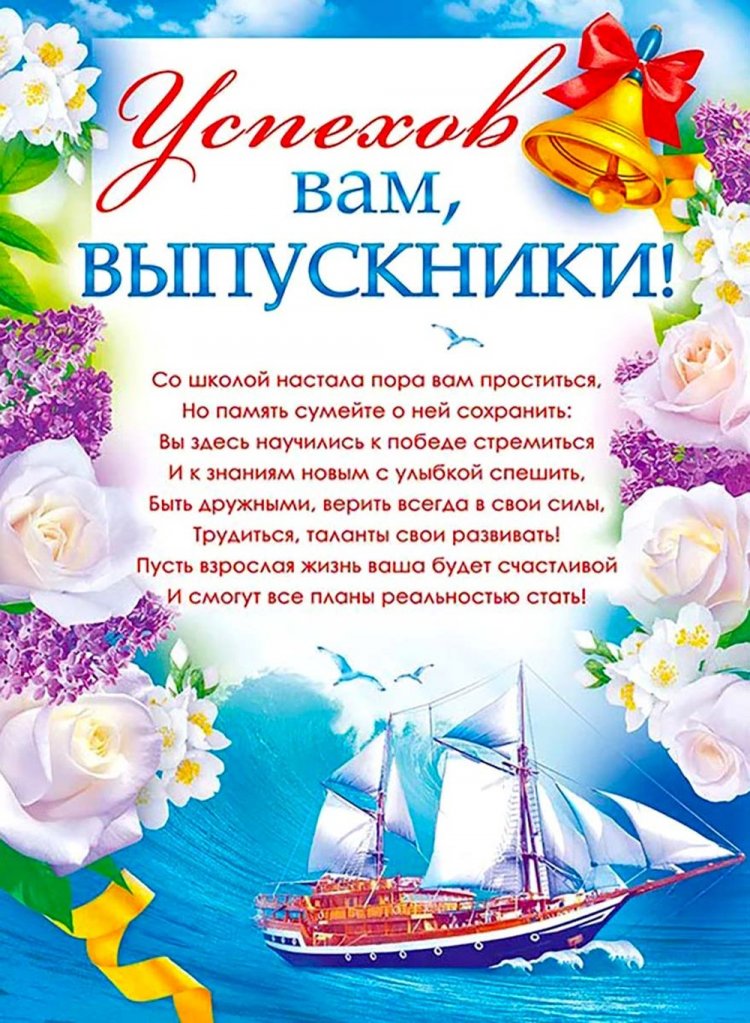 Открытки на выпускной с пожеланиями Открытки на выпускной с пожеланиями