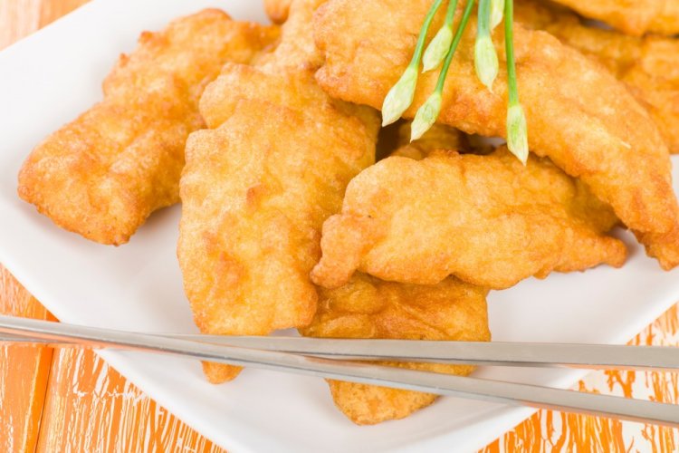 Куриные медальоны в кляре Куриные медальоны в кляре