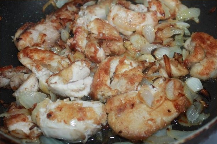 Жареные рыбные молоки с луком Жареные рыбные молоки с луком