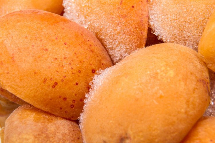 Замороженные абрикосы половинками Замороженные абрикосы половинками