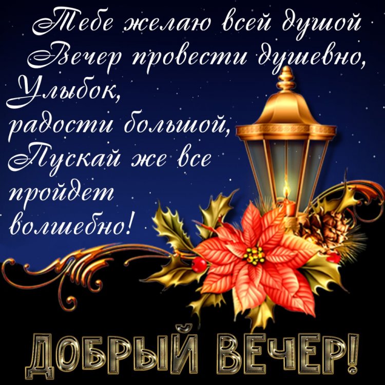 Пожелания доброго вечера мужчине Пожелания доброго вечера мужчине