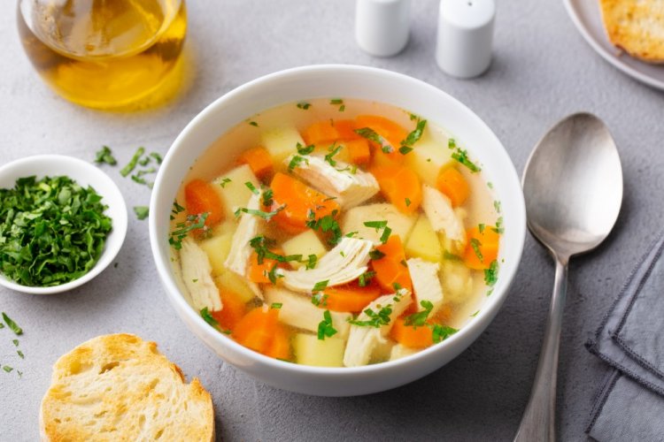 Куриный суп в афганском казане