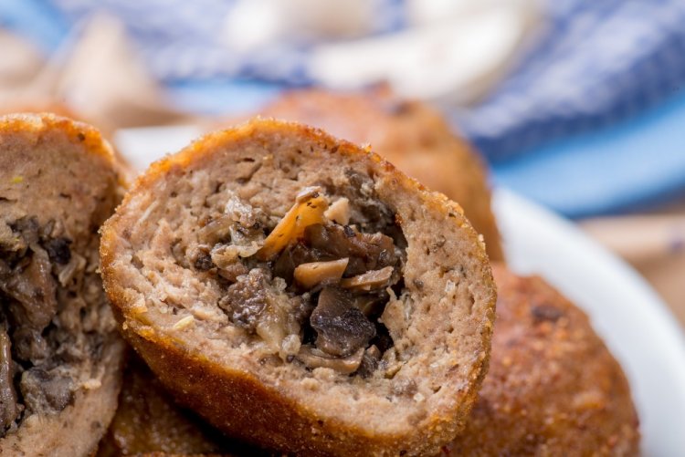 Котлеты с грибами и сыром Котлеты с грибами и сыром