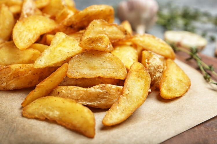 Картошка с хрустящей корочкой и горчицей в духовке