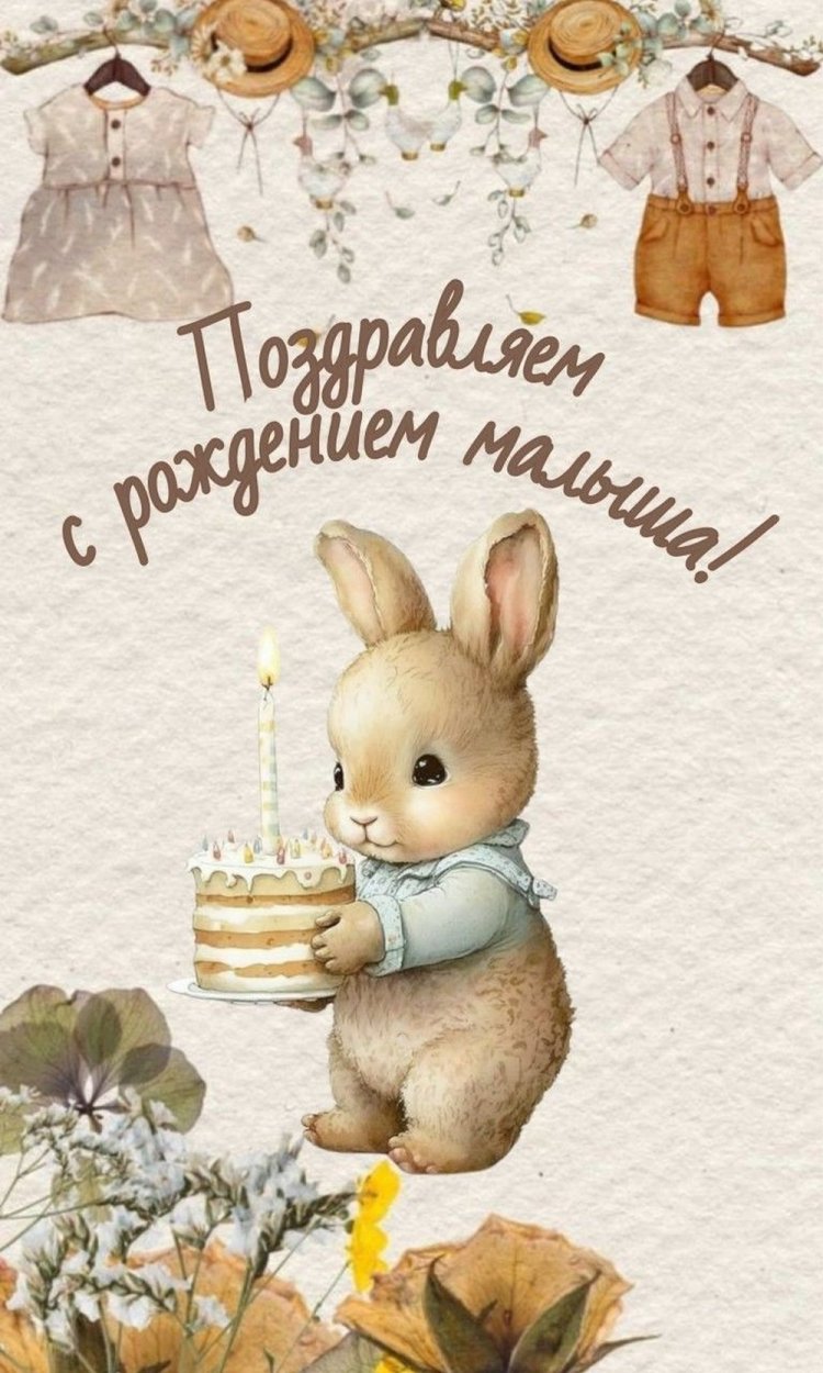 Оригинальные и красивые открытки «С новорожденным мальчиком!» Оригинальные и красивые открытки «С новорожденным мальчиком!»