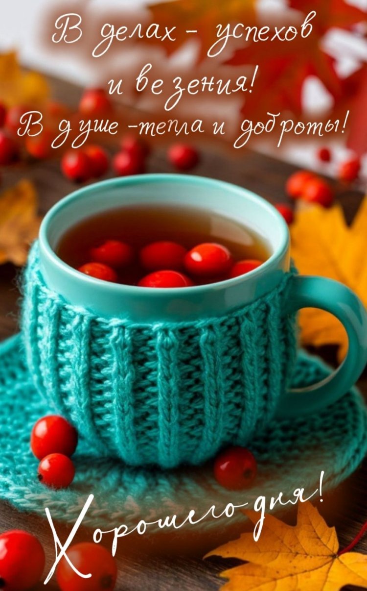 Оригинальные и красивые осенние открытки «Хорошего дня!» Оригинальные и красивые осенние открытки «Хорошего дня!»