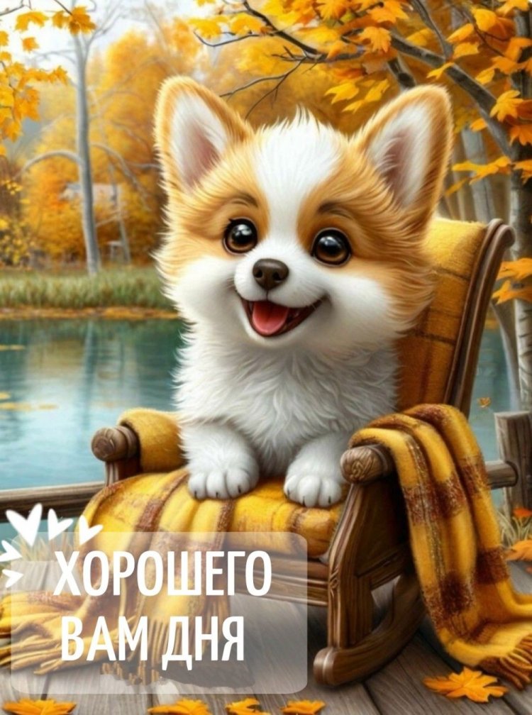 Трогательные осенние открытки «Хорошего дня!» Трогательные осенние открытки «Хорошего дня!»