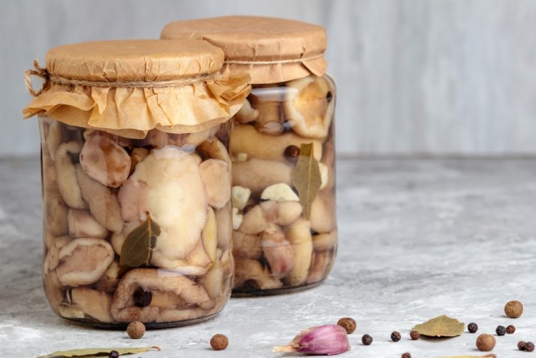 Маринованные синеножки с чесноком на зиму