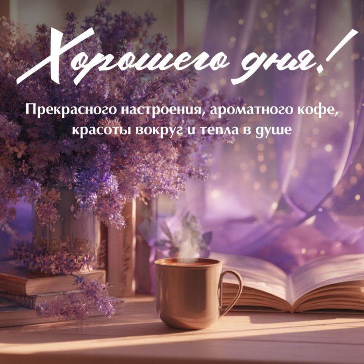Открытки и картинки «Хорошего дня!» женщине