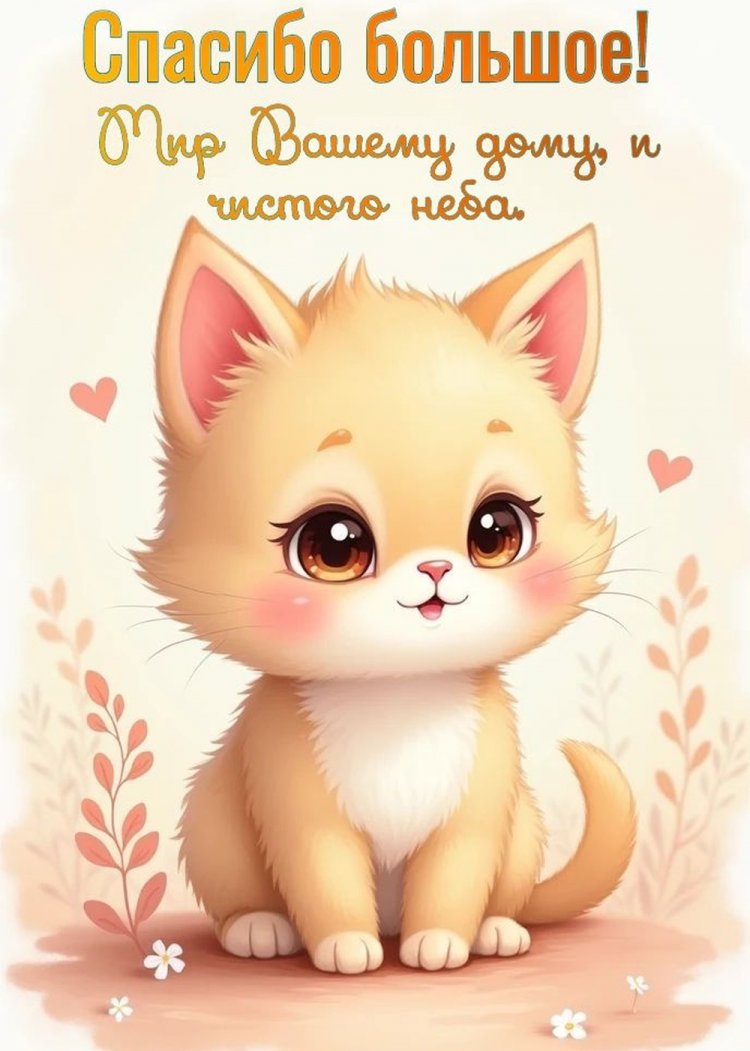 Прикольные открытки «Спасибо!»