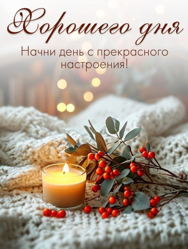 Оригинальные и красивые зимние открытки «Хорошего дня!»