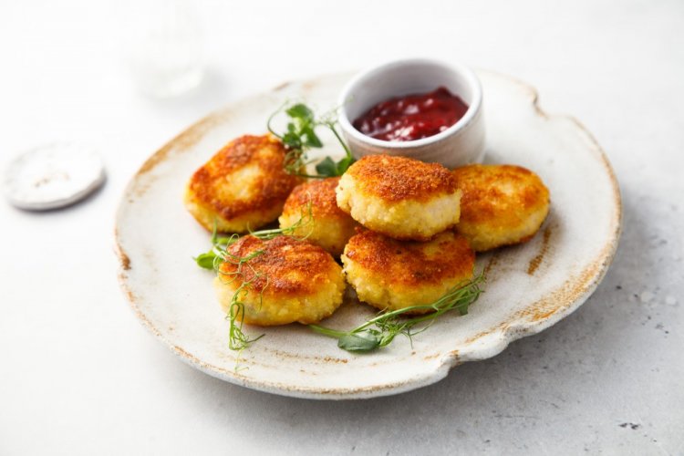 Куриные котлеты в панировке в аэрогриле