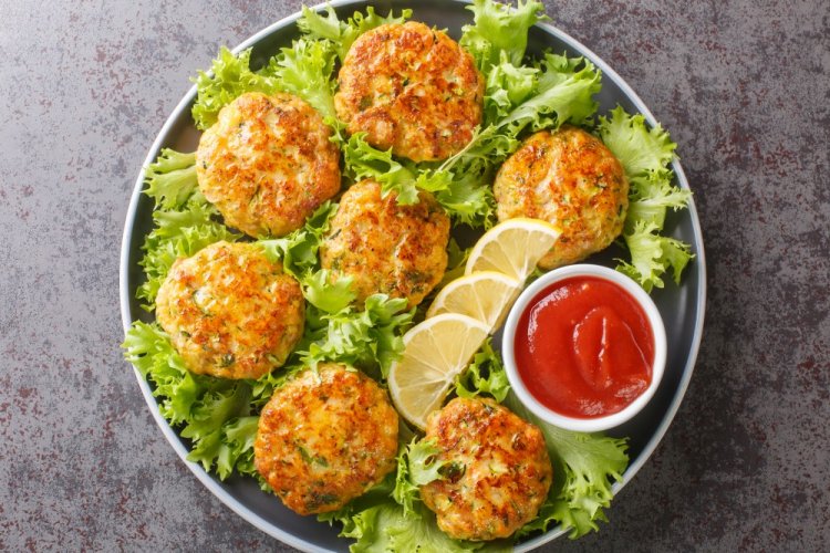 Куриные котлеты с кабачком в аэрогриле