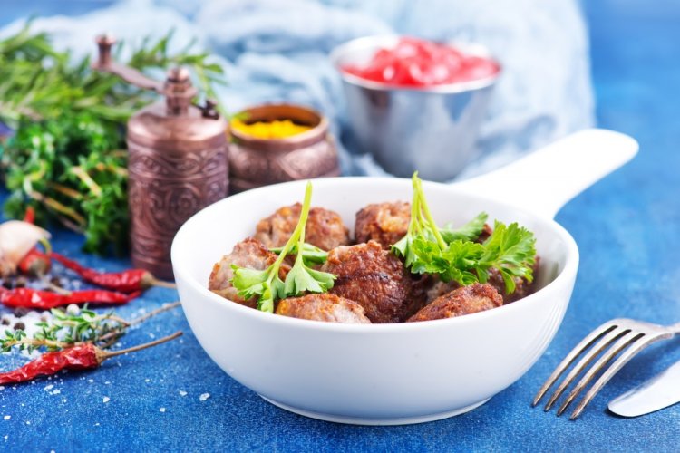 Фрикадельки с сыром в аэрогриле