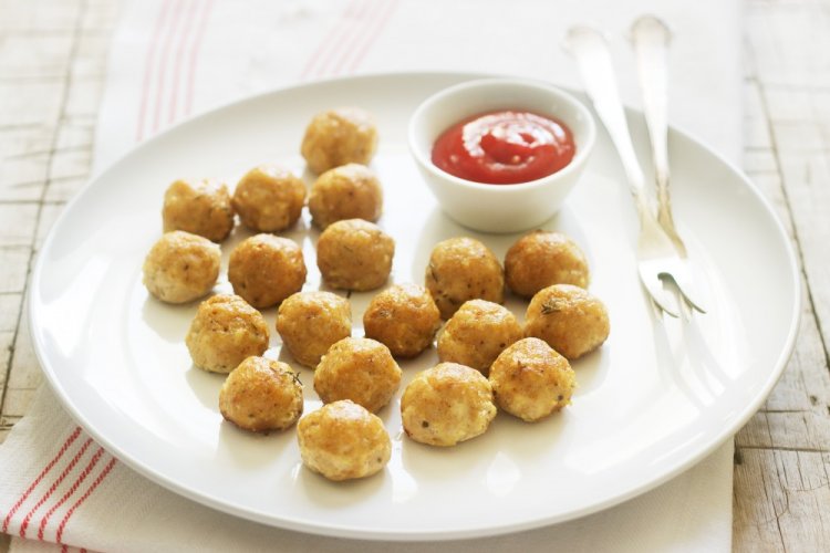 Куриные фрикадельки в аэрогриле