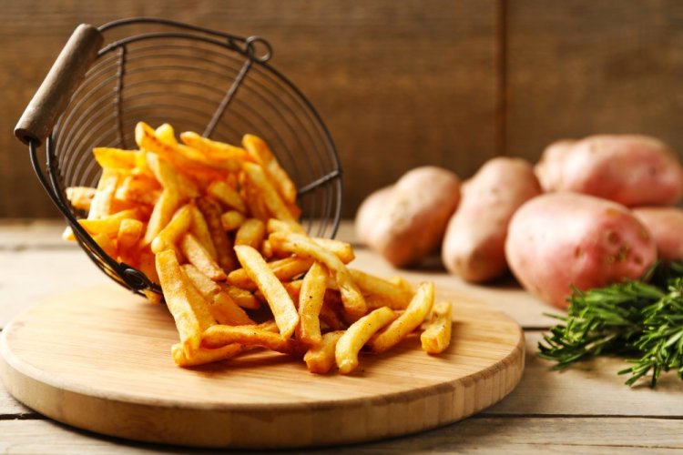 Картошка фри брусочками в аэрогриле