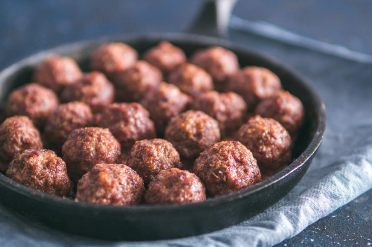 Тефтели с рисом в аэрогриле