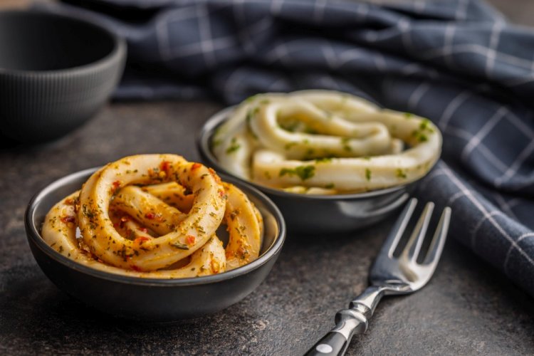 Маринованные кальмары