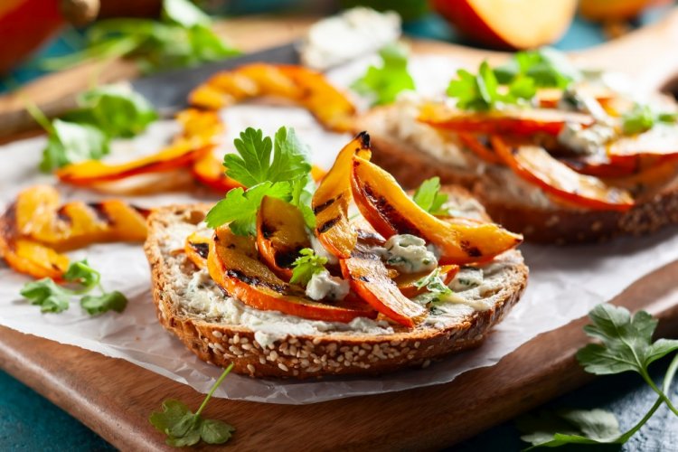 Канапе с тыквой