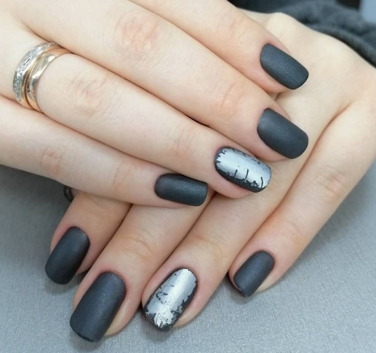 Матовое серебро