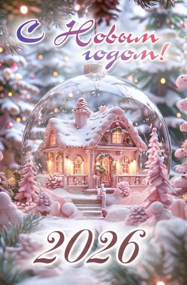 Открытки с Новым годом 2026 маме