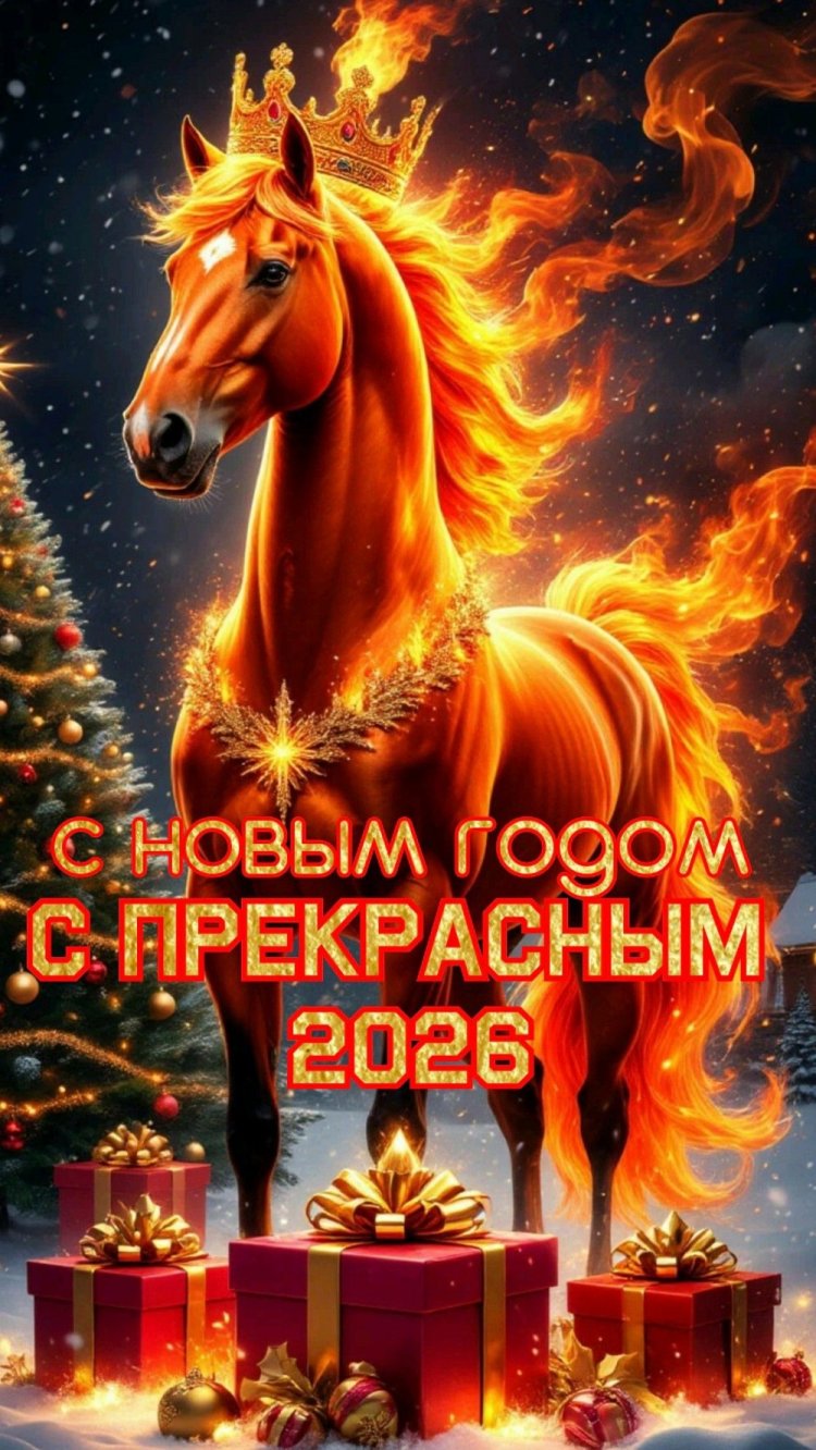 Открытки с Новым годом 2026 маме