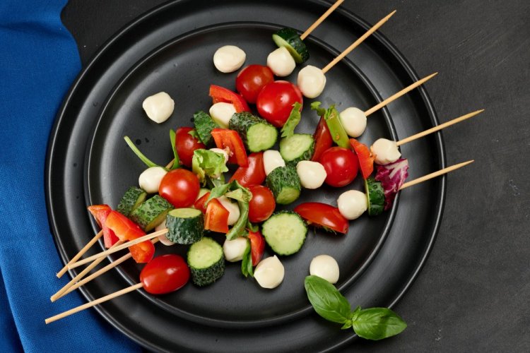 Канапе с овощами