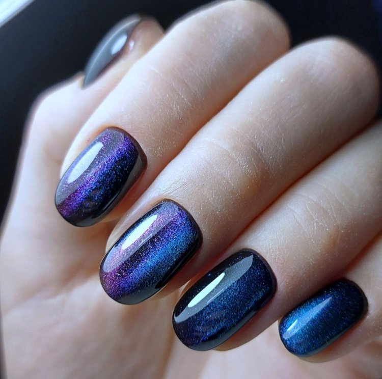 Маникюр «Зимняя ночь»