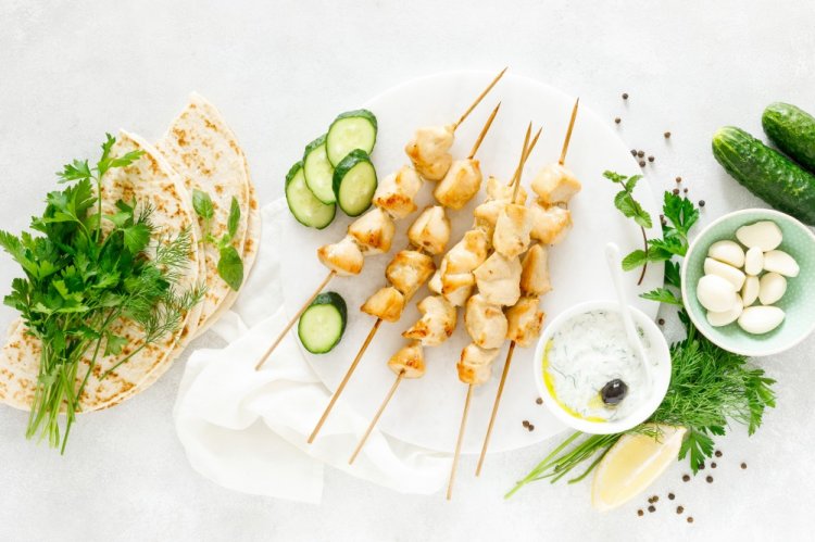 Куриный шашлык в минералке в аэрогриле