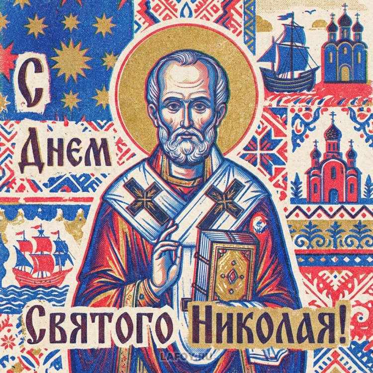 Оригинальные и красивые открытки с Днем Николая Чудотворца