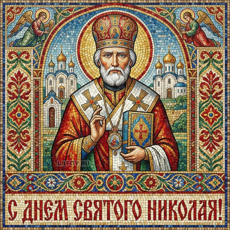 Оригинальные и красивые открытки с Днем Николая Чудотворца