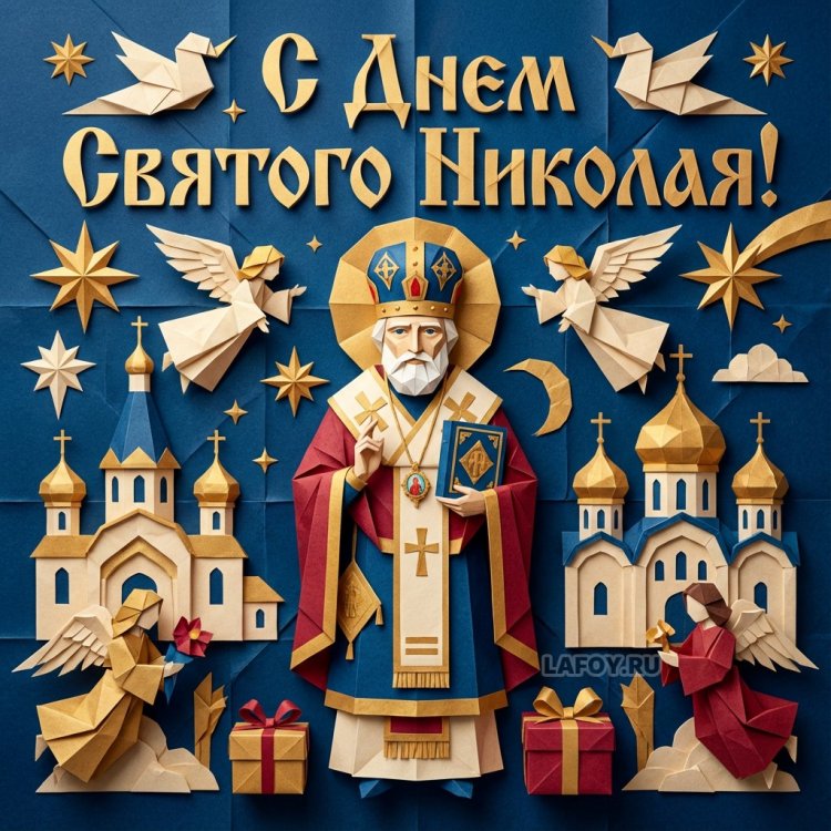 Оригинальные и красивые открытки с Днем Николая Чудотворца