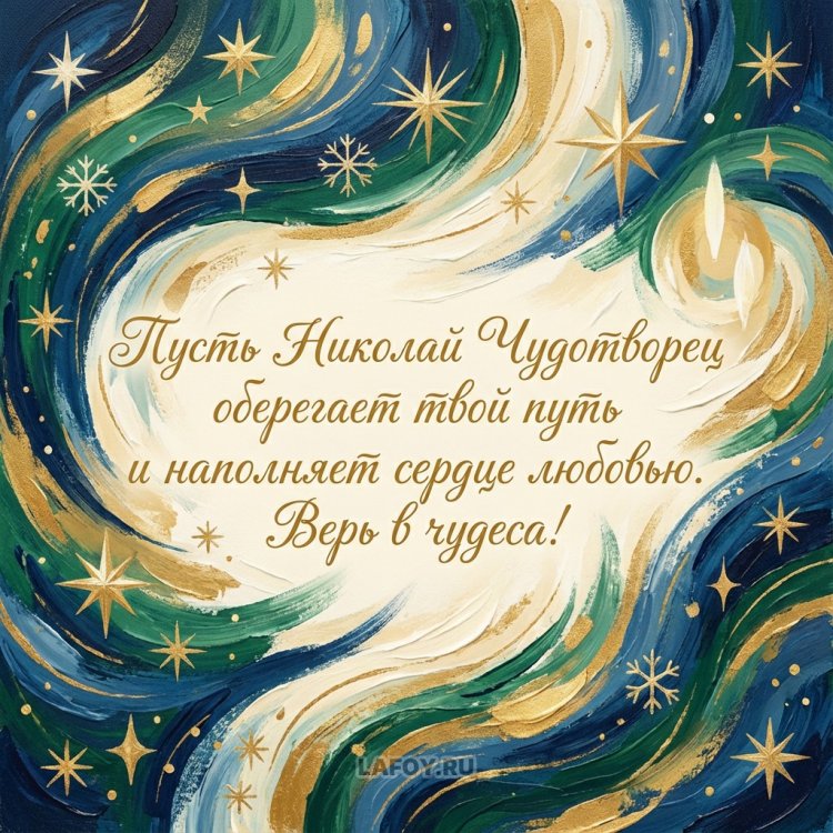 Трогательные открытки на День Николая Чудотворца
