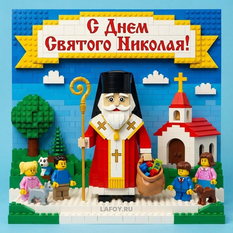 Открытки и картинки с Днем Николая Чудотворца для детей