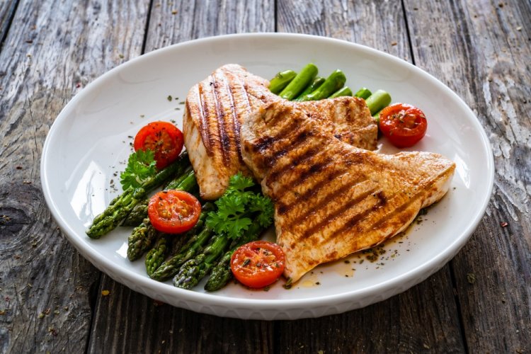 Стейки из индейки в аэрогриле