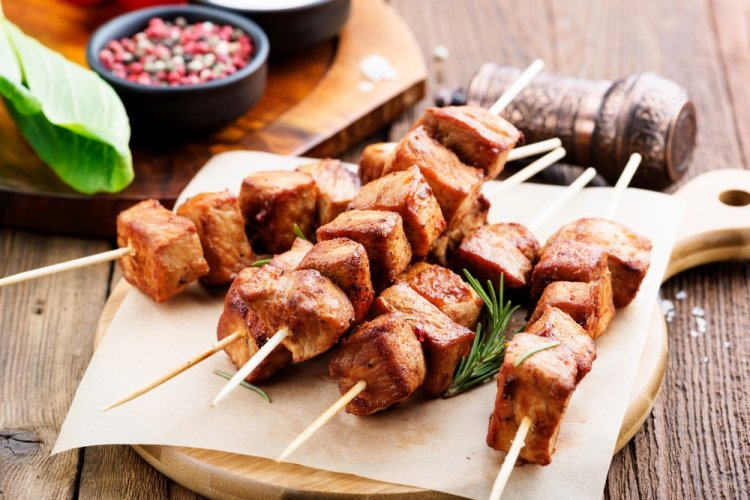 Шашлык из свинины в минералке в аэрогриле