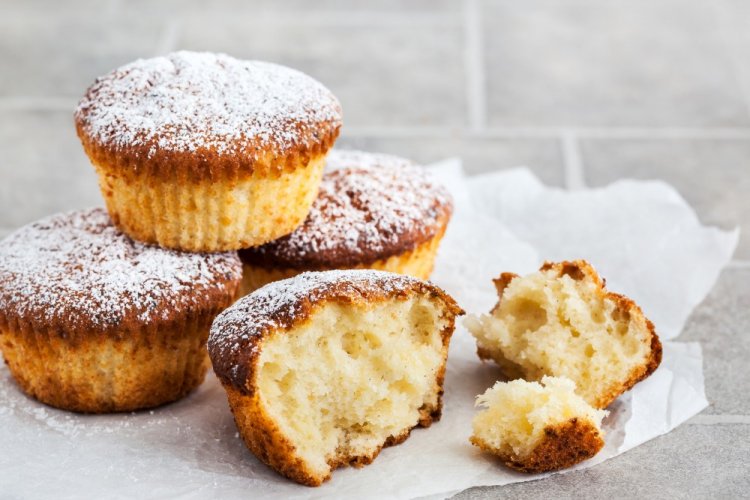 Творожные кексы в аэрогриле