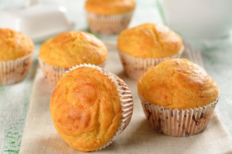 Ванильные кексы в аэрогриле