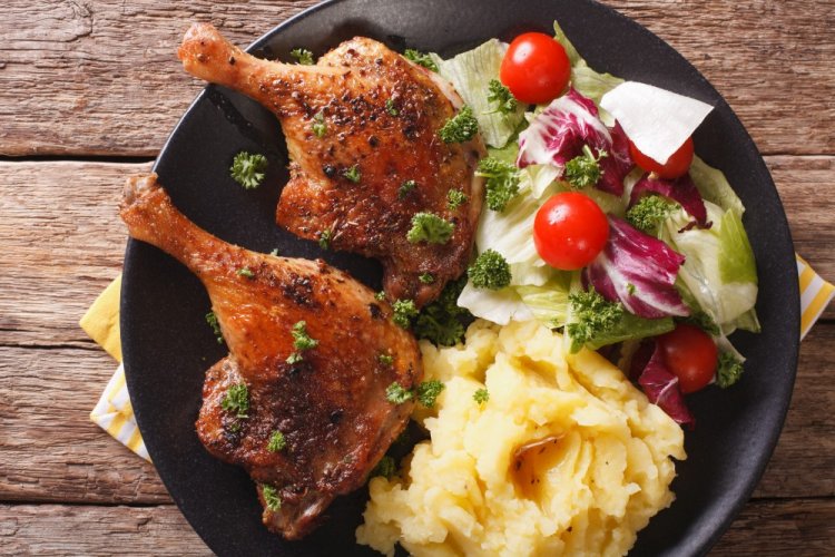 Утиная ножка в аэрогриле