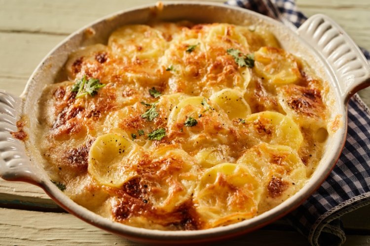 Картофельная запеканка в аэрогриле