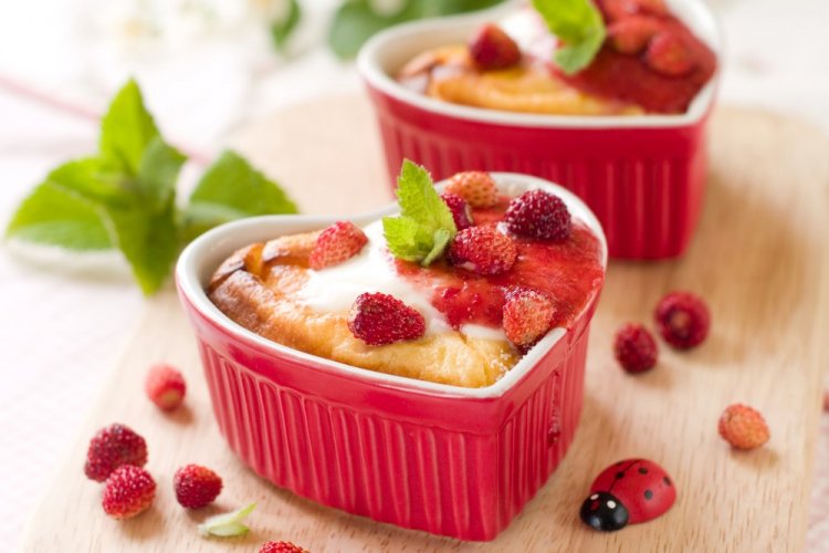 Творожное суфле в аэрогриле