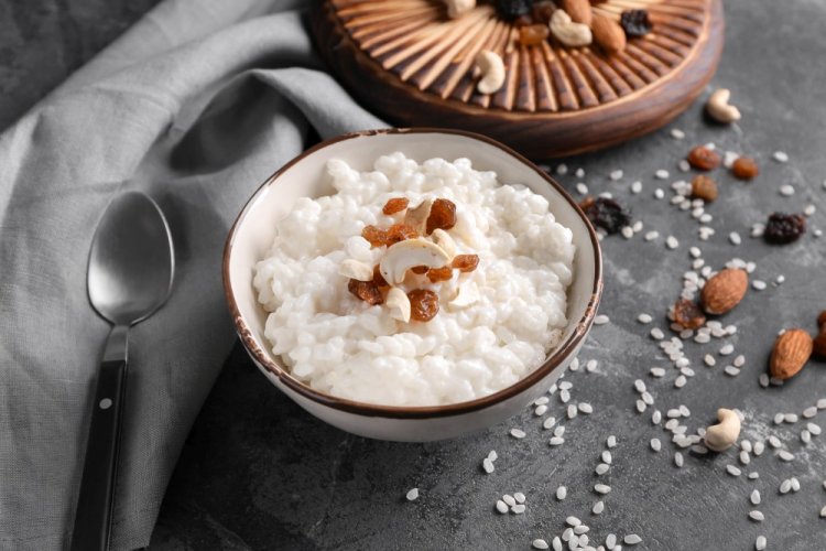 Рисовая каша на молоке в аэрогриле